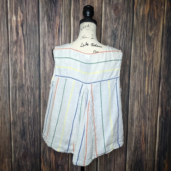 Artisan NY Linen Top Sleeveless Loose Fit Tank XL - Picture 4 of 8